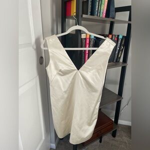 Abercrombie and Finch:Cream Sleeveless Dress *Perfect for bridal shower